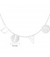 Zilverkleurige ketting met DIVA letters