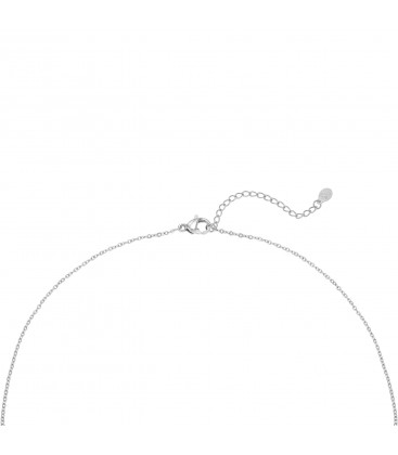 Zilverkleurige ketting met DIVA letters
