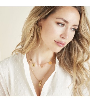 Zilverkleurige ketting met DIVA letters