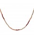 halsketting met verschillende kleuren bruin op een rij