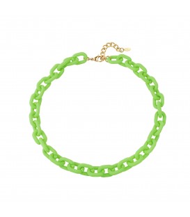 groene schakel halsketting