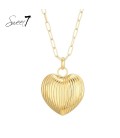Ketting met hartvormige hanger in goudkleur van het merk Sweet7
